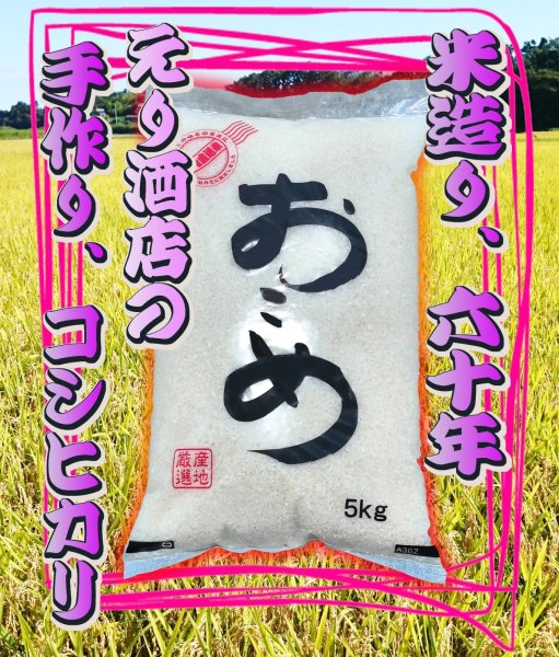 画像1: 令和6年度産　こしひかり5kg　えり酒店生産直売 (1)