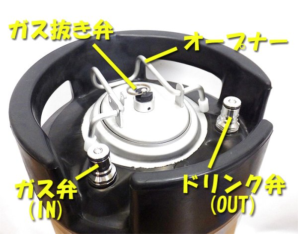 コーネリアス ケグ ソーダ ビール ケグ 19L 5ガロン 洗浄殺菌